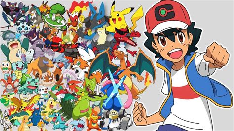 ash ketchum|todos los pokemon de ash.